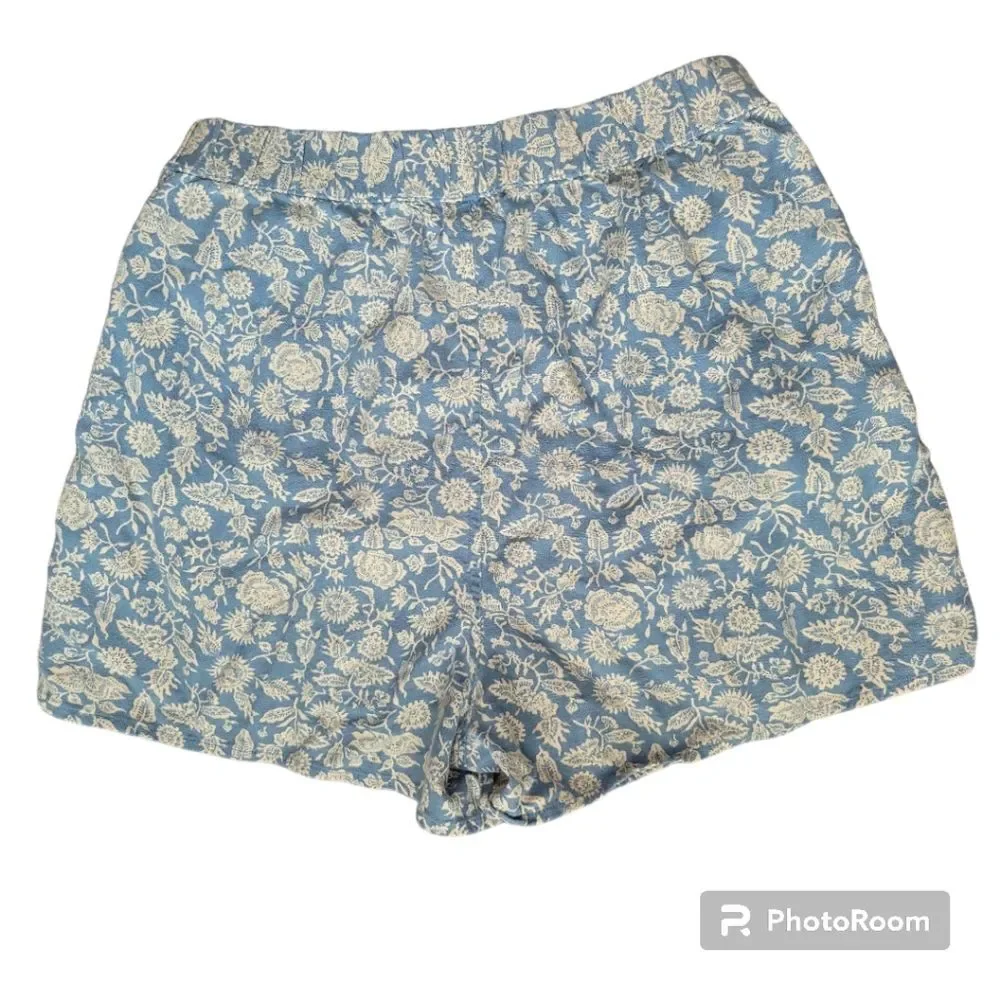 Universal Thread Linen Blend Floral Shorts - S